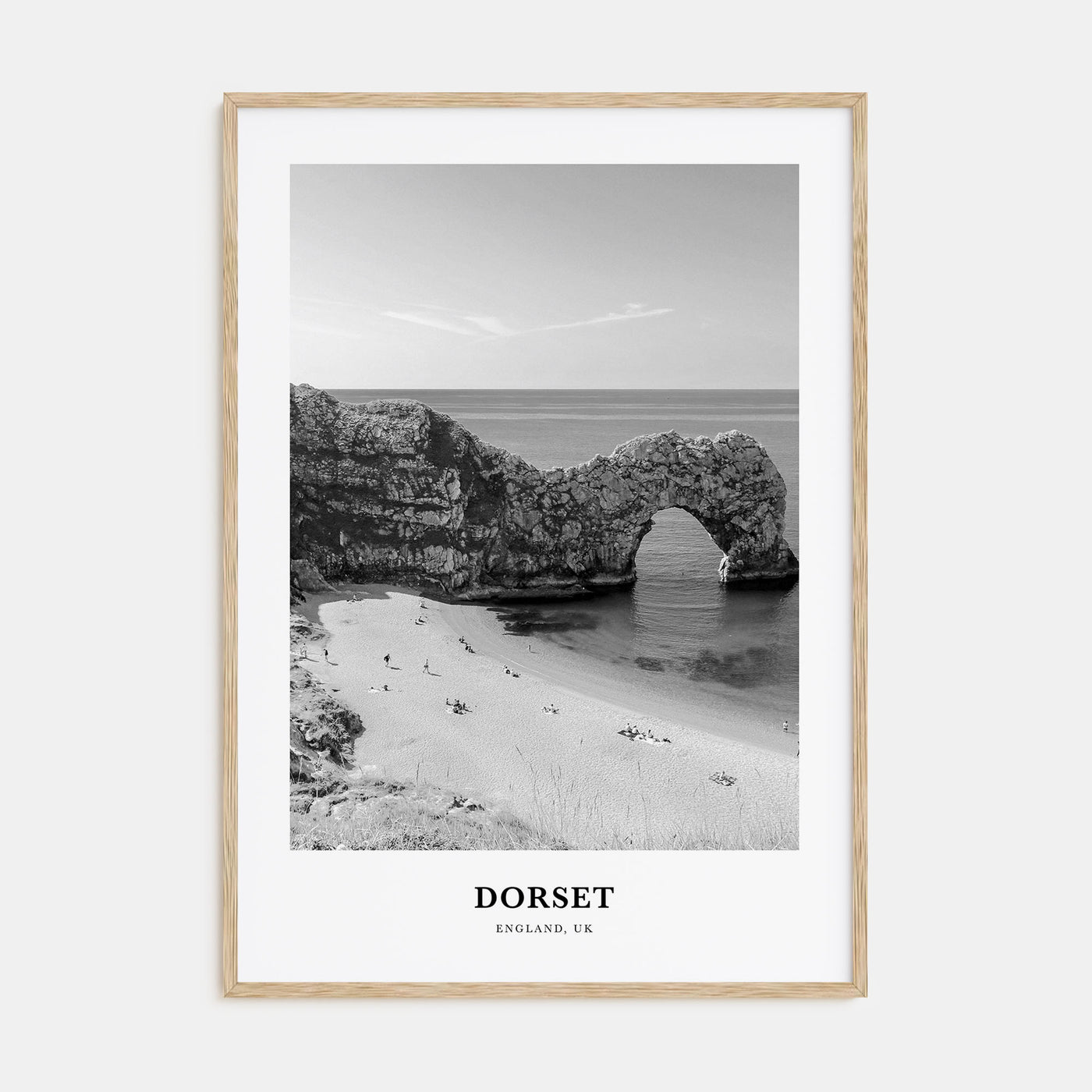Dorset Portrait B&W Poster