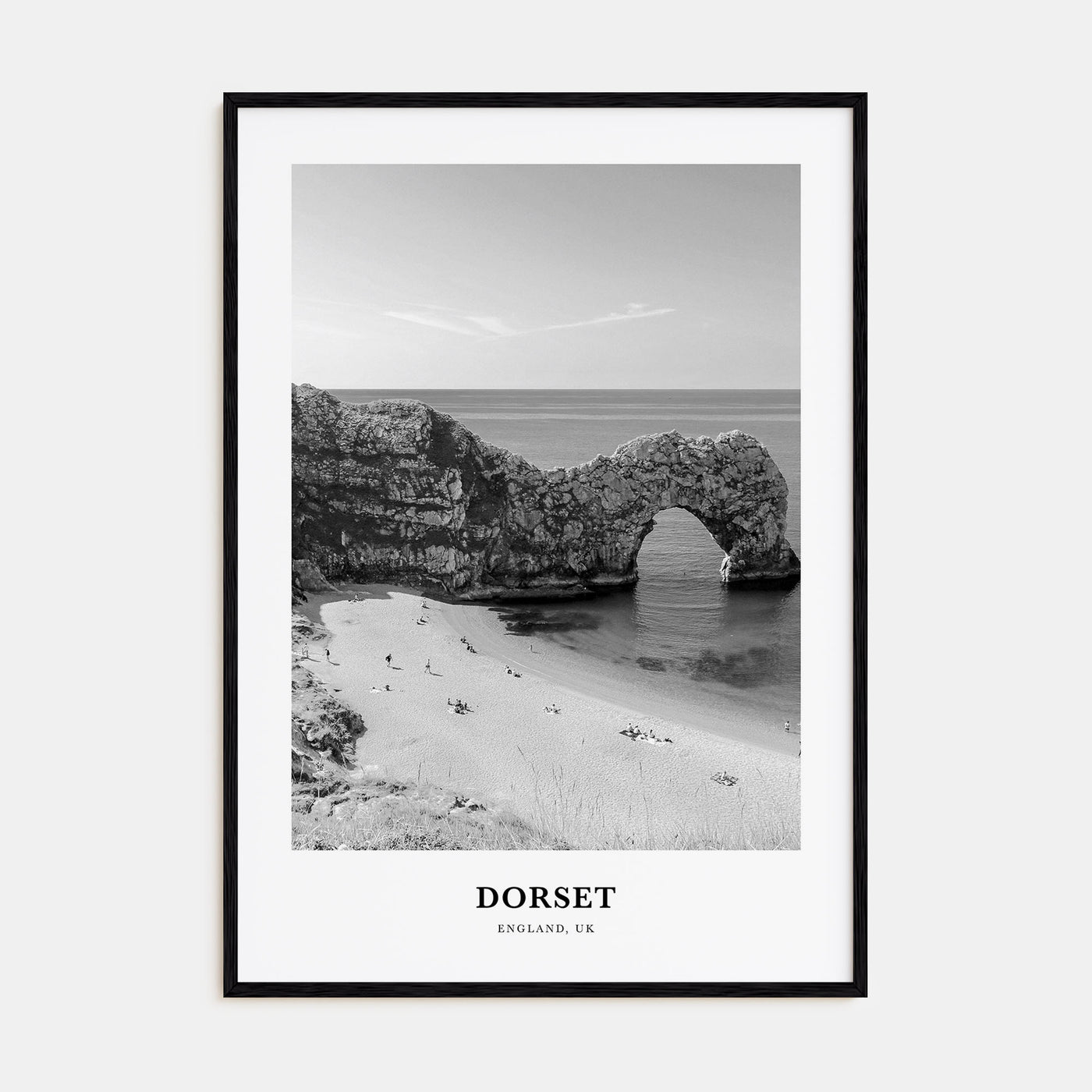 Dorset Portrait B&W Poster