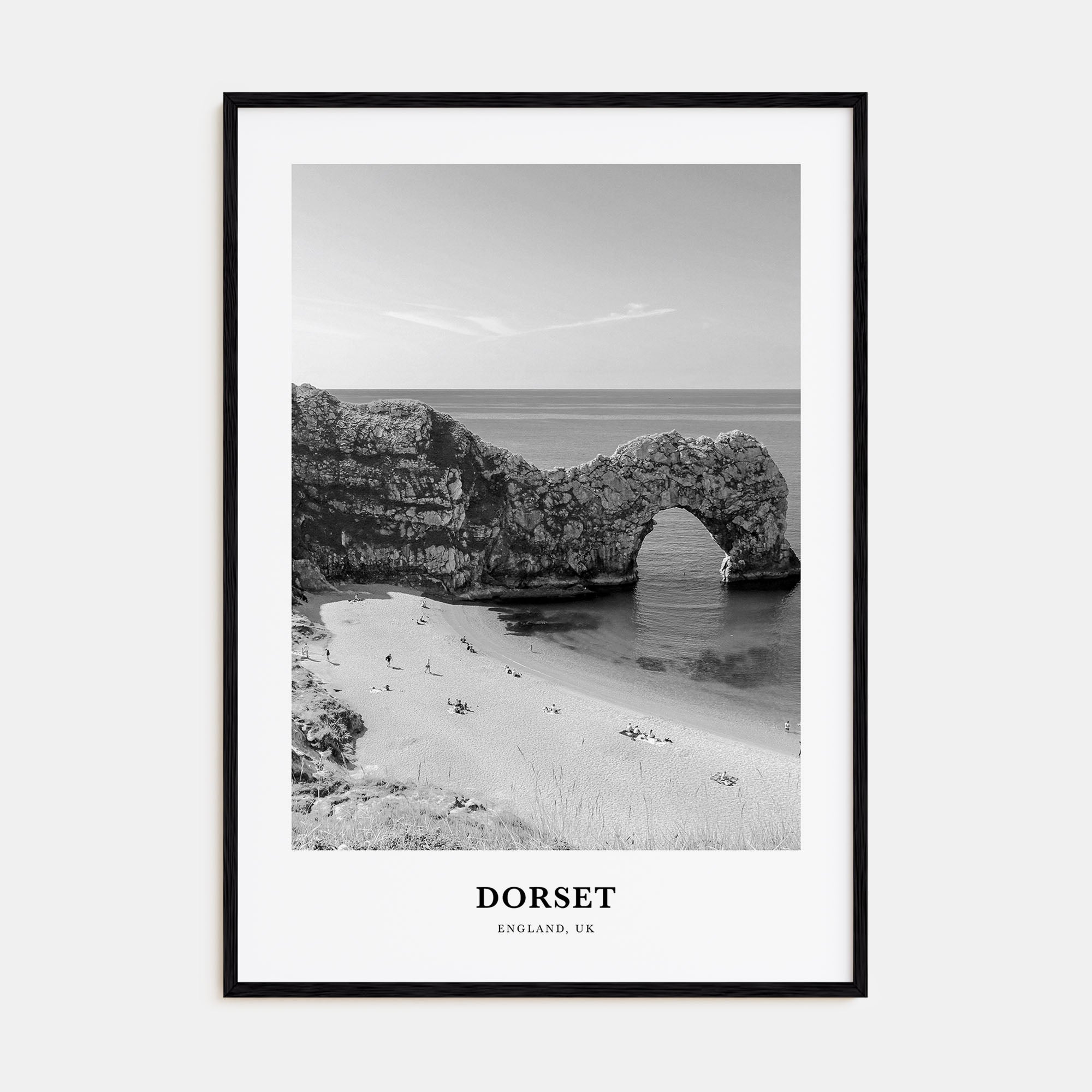 Dorset Portrait B&W Poster