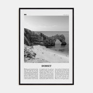 Dorset Travel B&W Poster