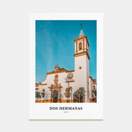Dos Hermanas Portrait Color Poster
