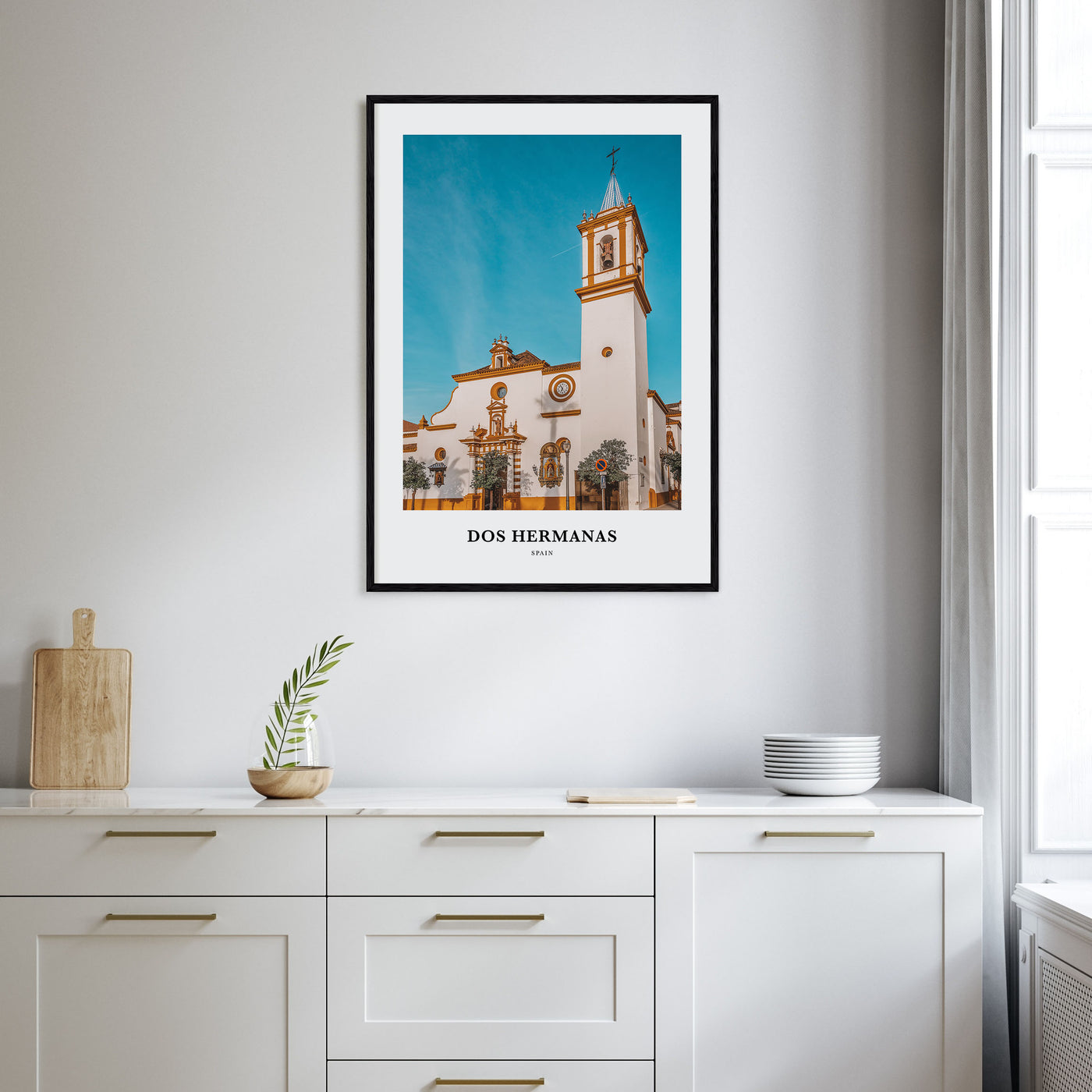 Dos Hermanas Portrait Color Poster