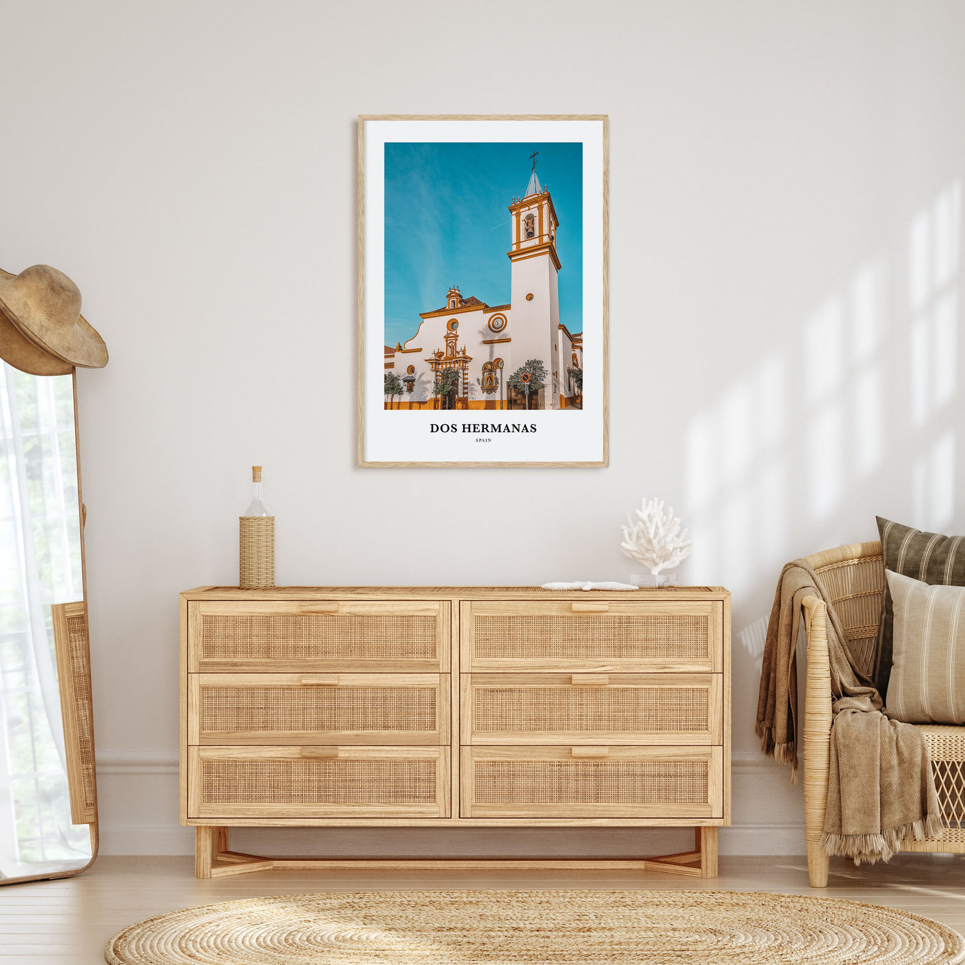 Dos Hermanas Portrait Color Poster