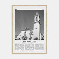 Dos Hermanas Travel B&W Poster