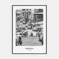 Douala Portrait B&W Poster