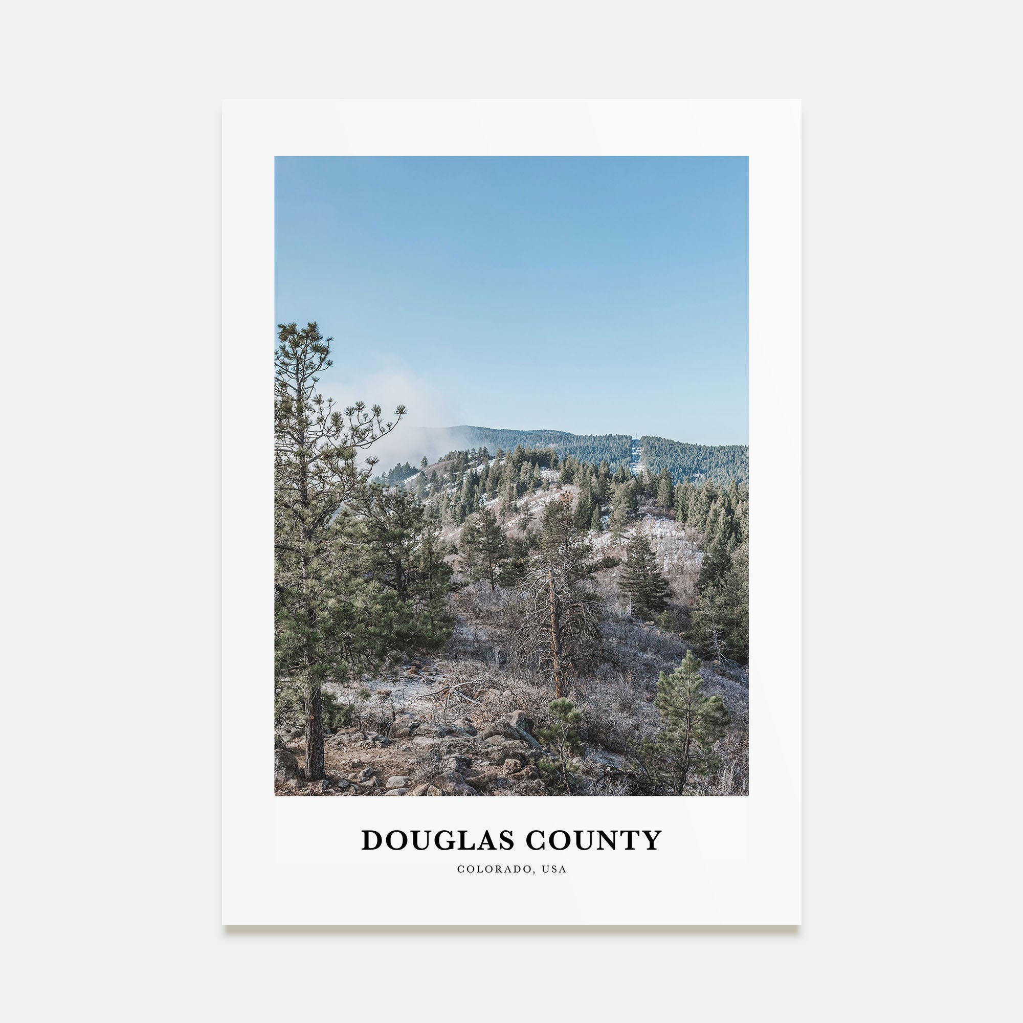 Douglas County Portrait Color Poster