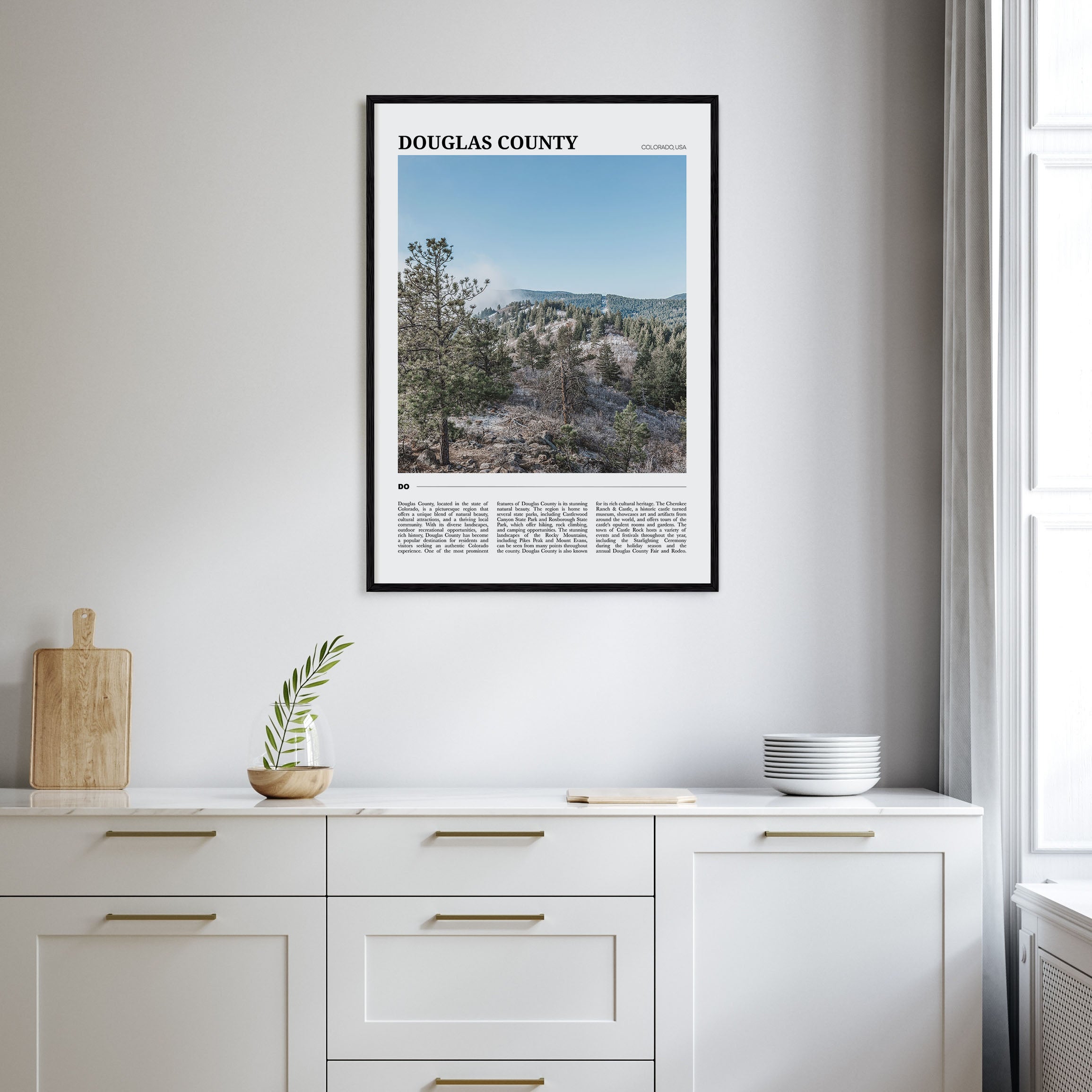Douglas County Travel Color Poster