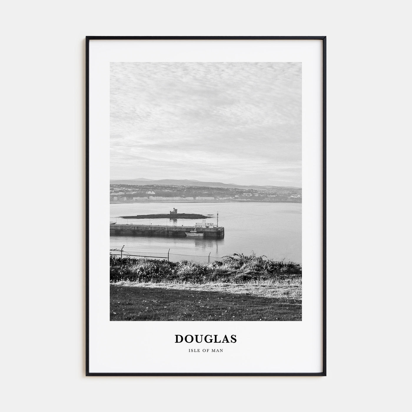 Douglas Portrait B&W Poster