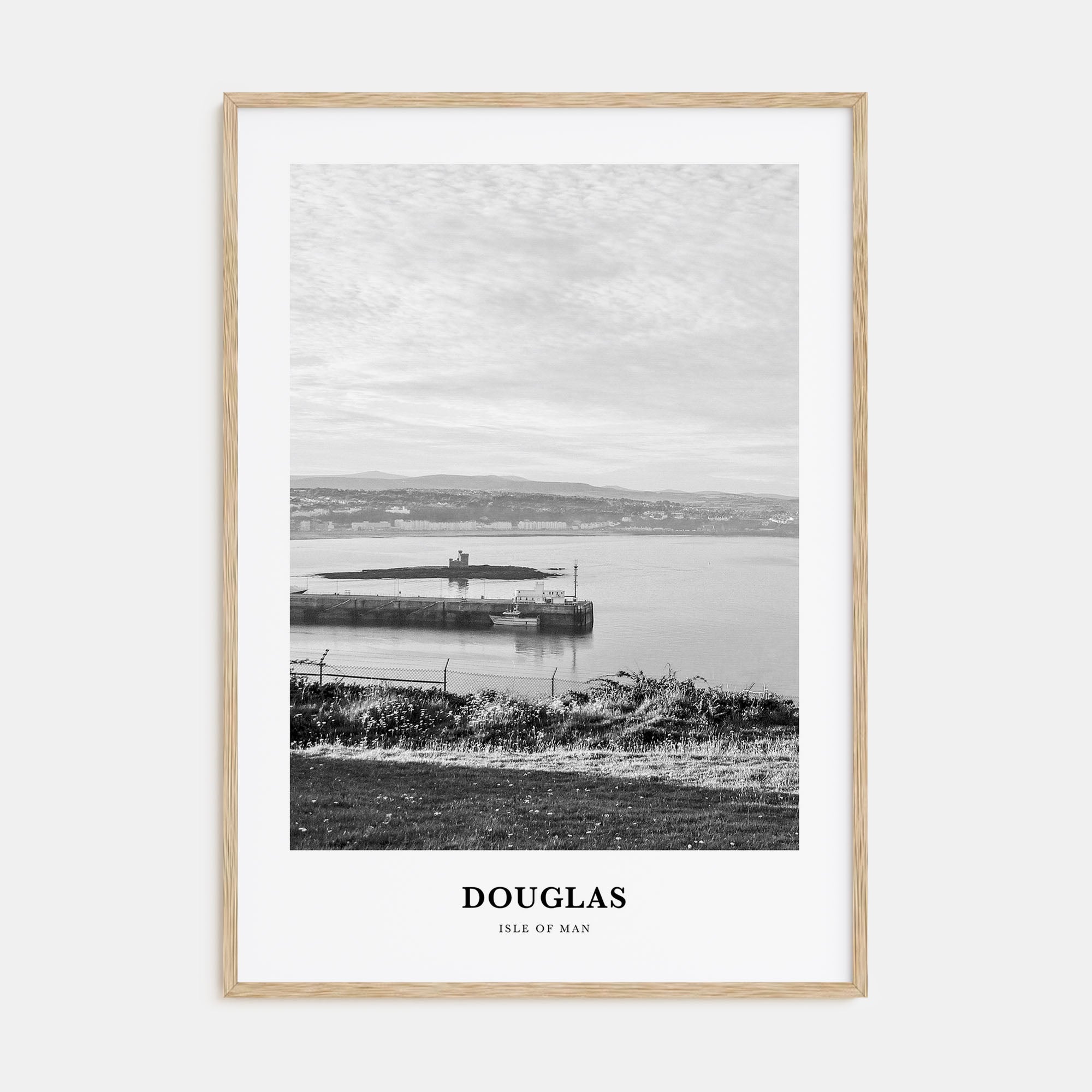 Douglas Portrait B&W Poster