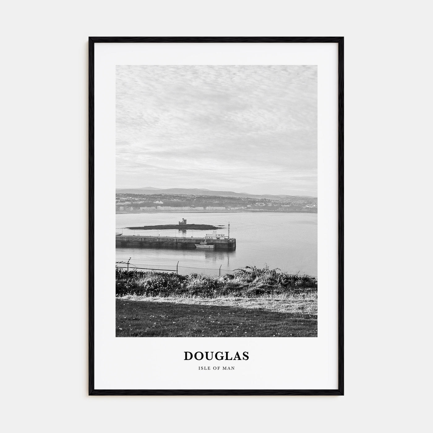 Douglas Portrait B&W Poster