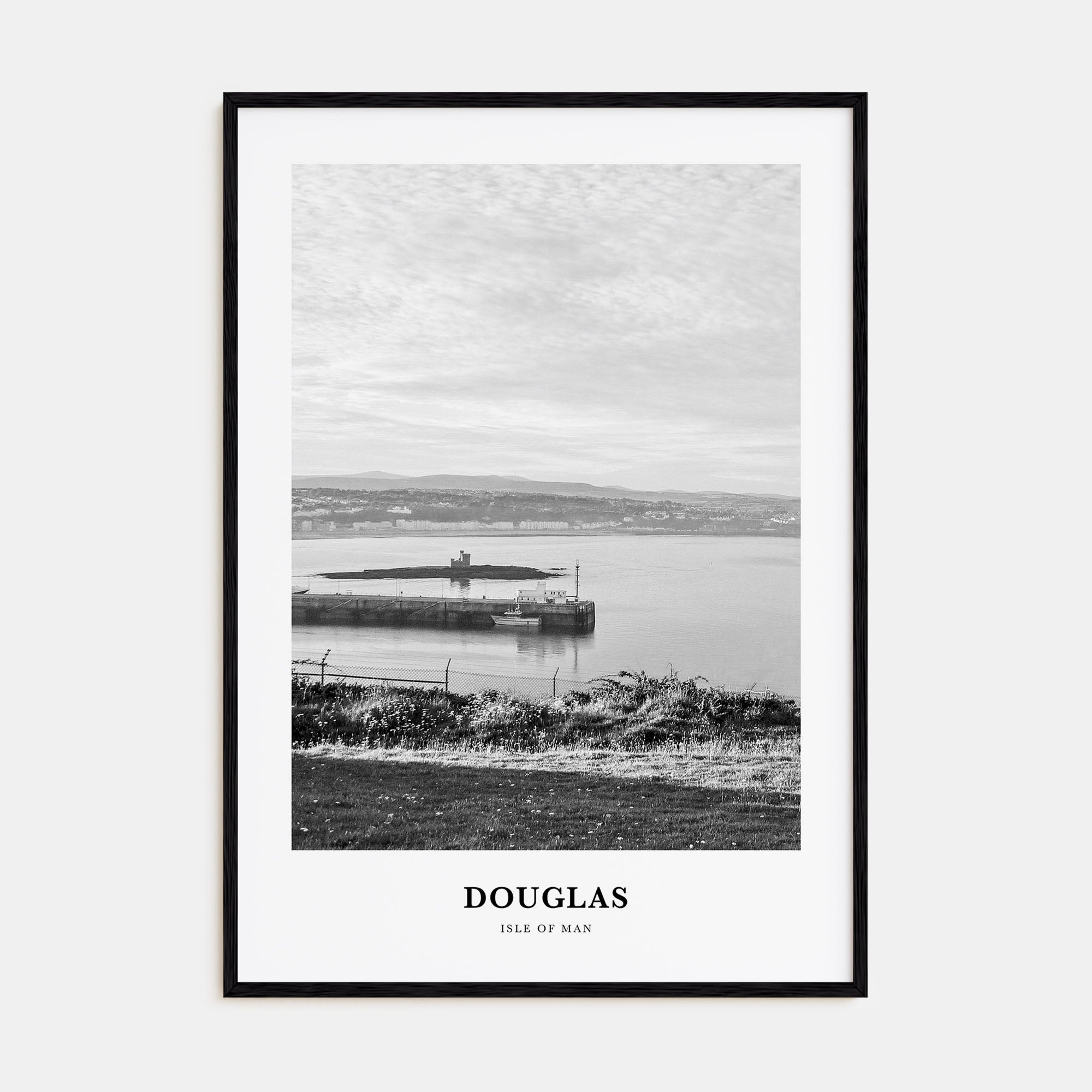 Douglas Portrait B&W Poster