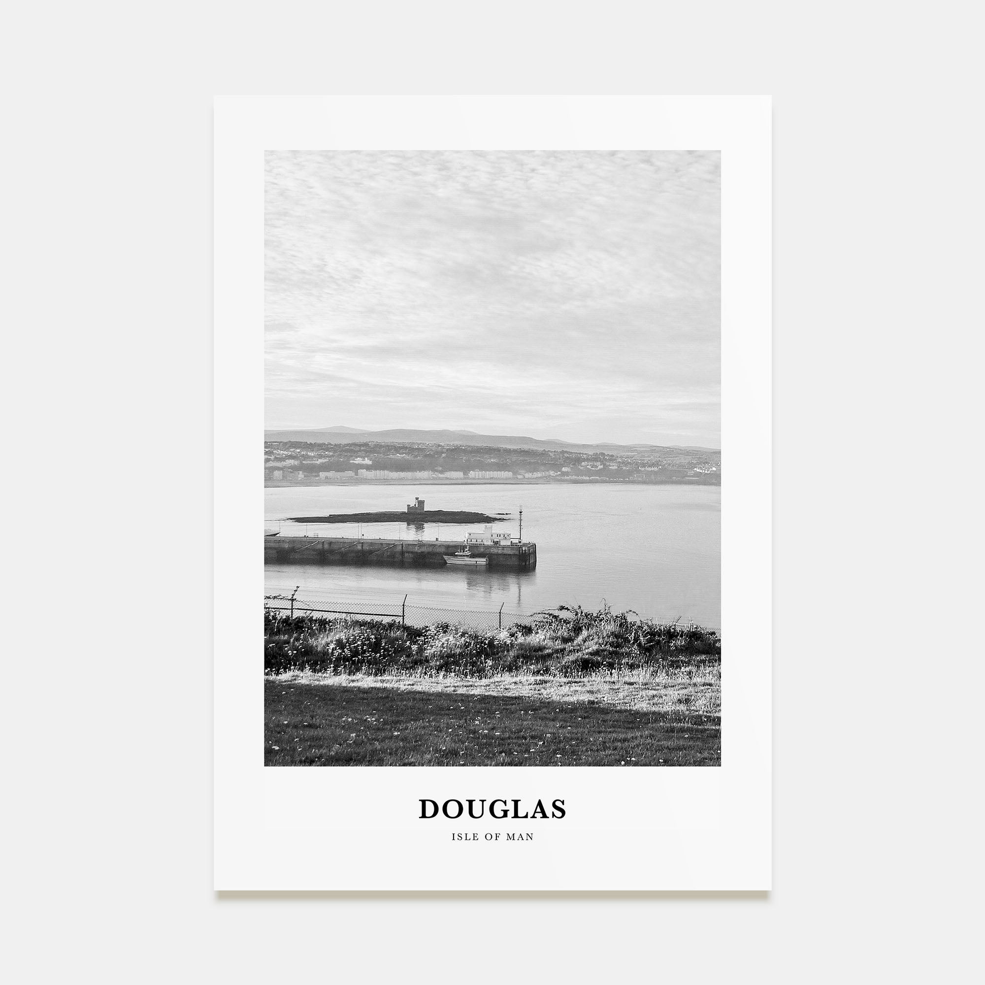 Douglas Portrait B&W Poster