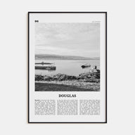 Douglas Travel B&W Poster