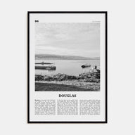 Douglas Travel B&W Poster