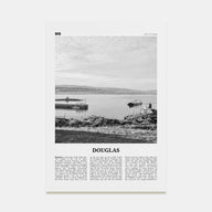 Douglas Travel B&W Poster