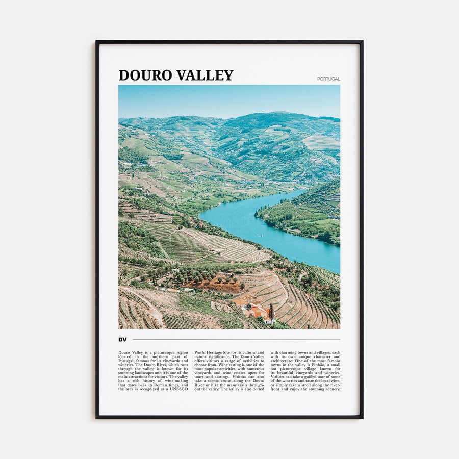 Douro Valley Travel Color Poster