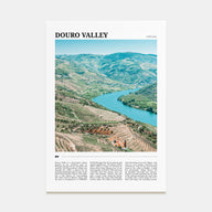 Douro Valley Travel Color Poster