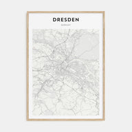 Dresden Map Portrait Poster