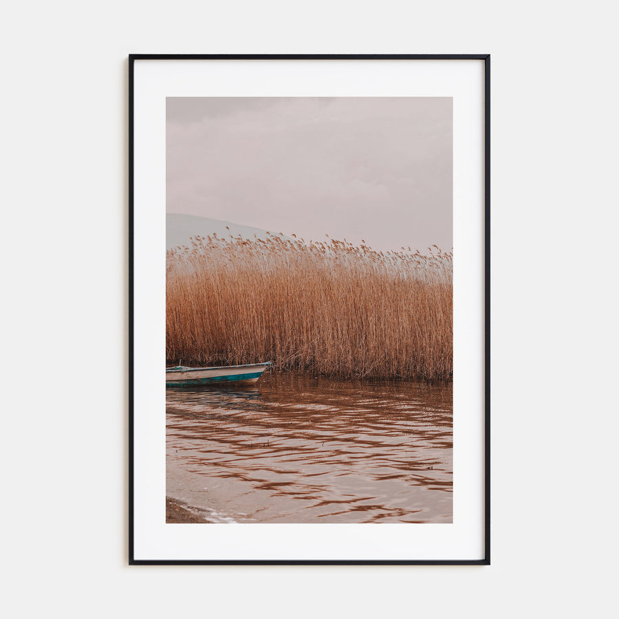 Dry Reed Lake Photo Color Poster