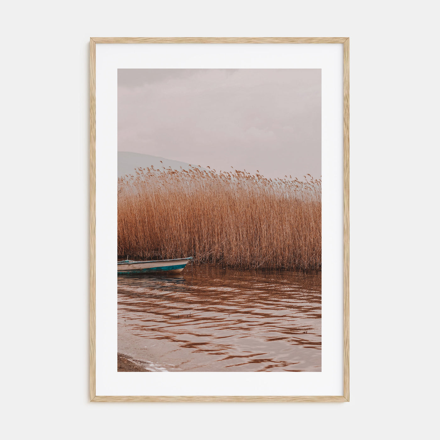 Dry Reed Lake Photo Color Poster