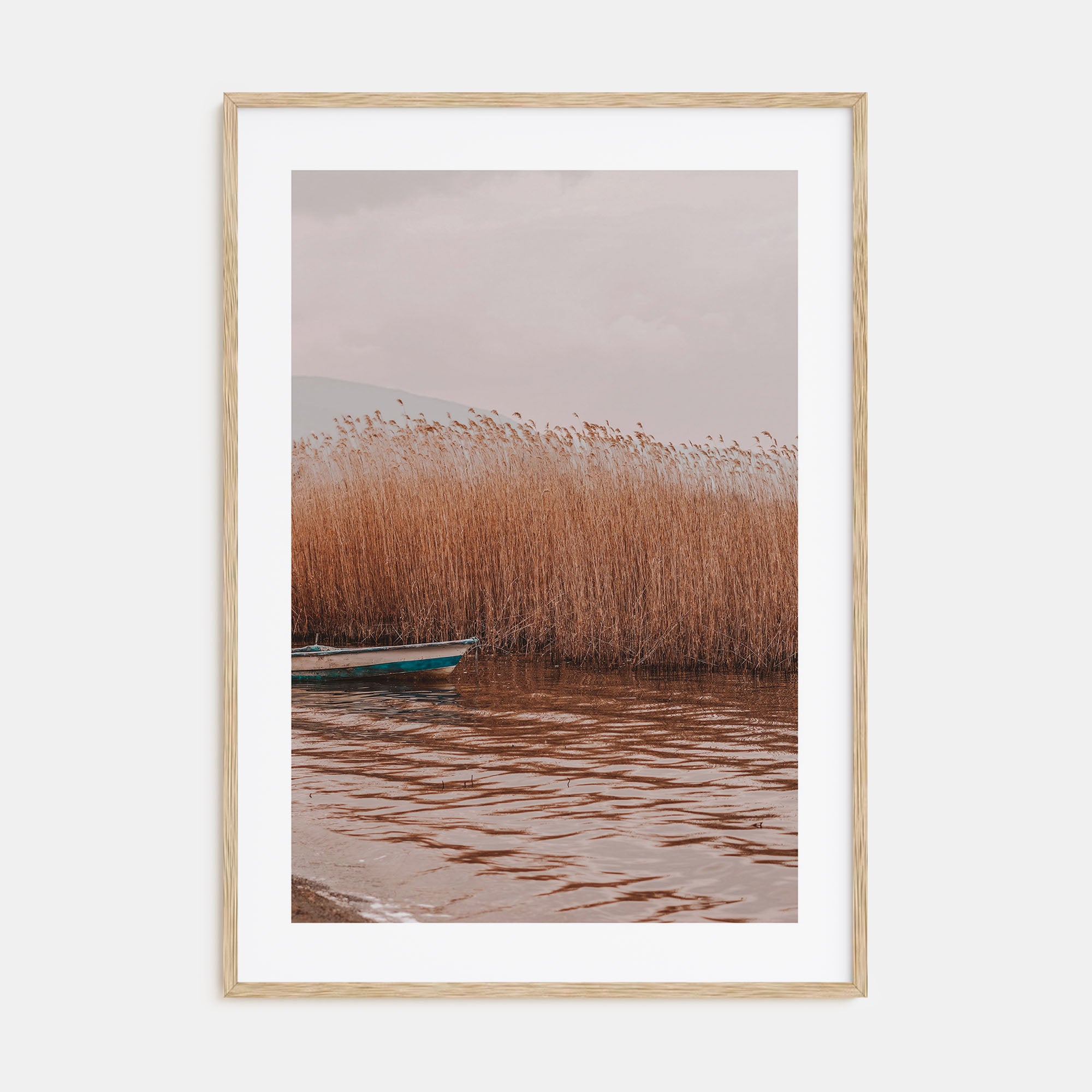 Dry Reed Lake Photo Color Poster