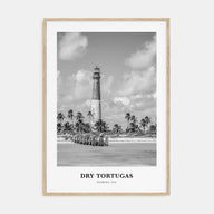 Dry Tortugas National Park Portrait B&W Poster