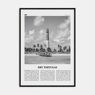 Dry Tortugas National Park Travel B&W Poster