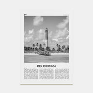 Dry Tortugas National Park Travel B&W Poster