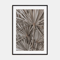 Dry Tropical Palm Leaf Photo Color No 1 Poster