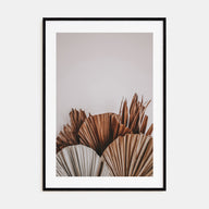 Dry Tropical Palm Leaf Photo Color No 2 Poster