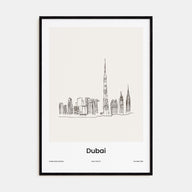 Dubai Drawn No 1 Poster