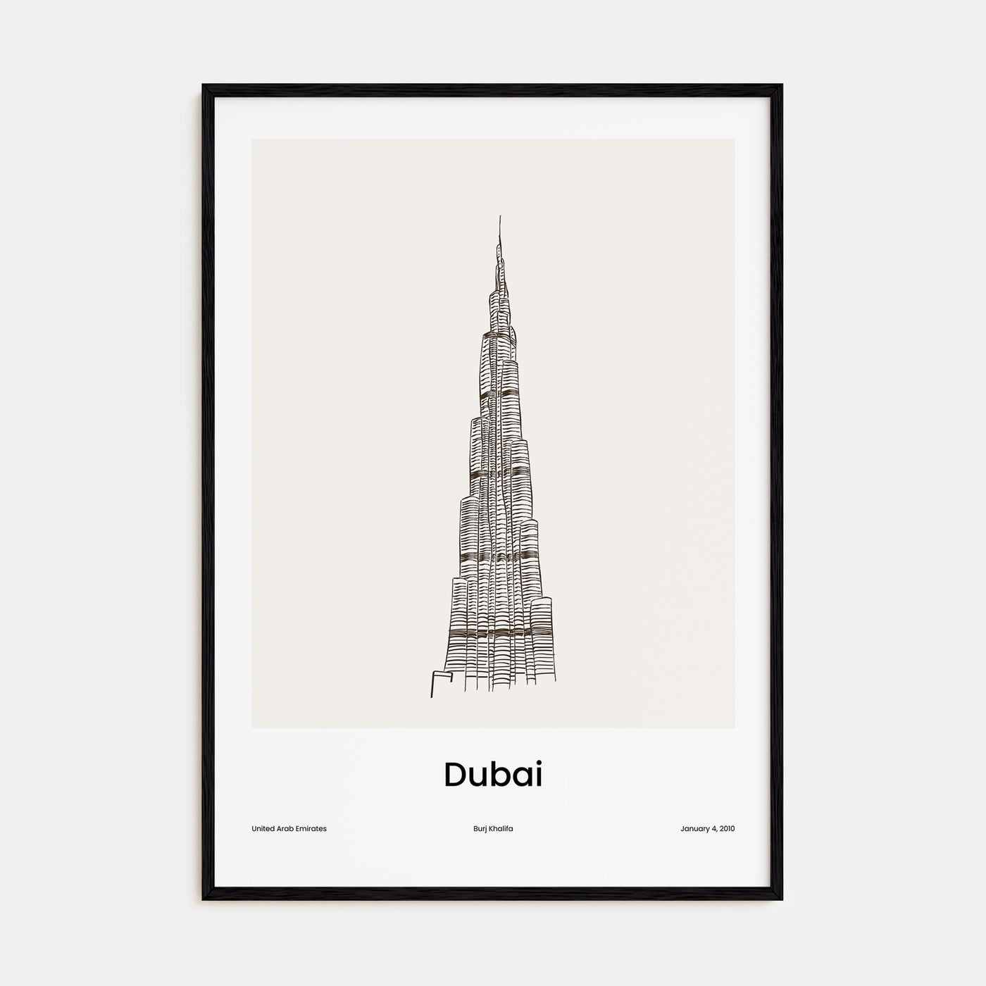 Dubai Drawn No 2 Poster