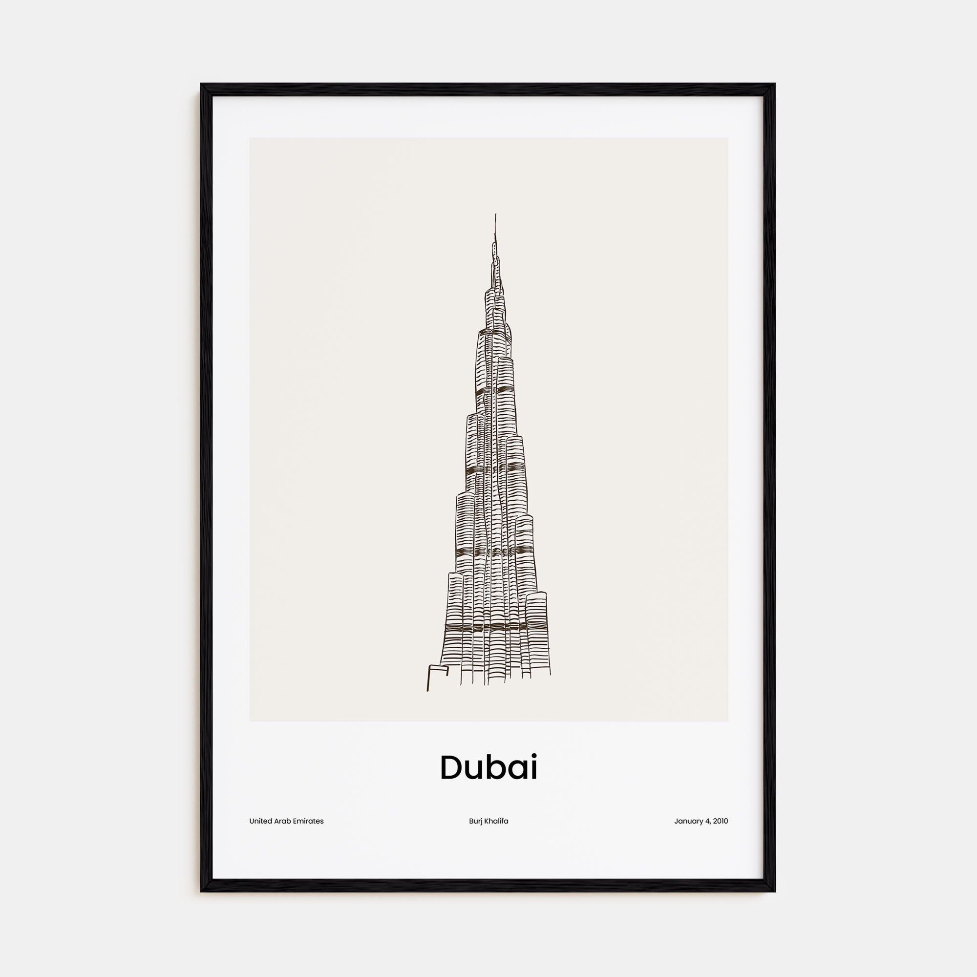 Dubai Drawn No 2 Poster