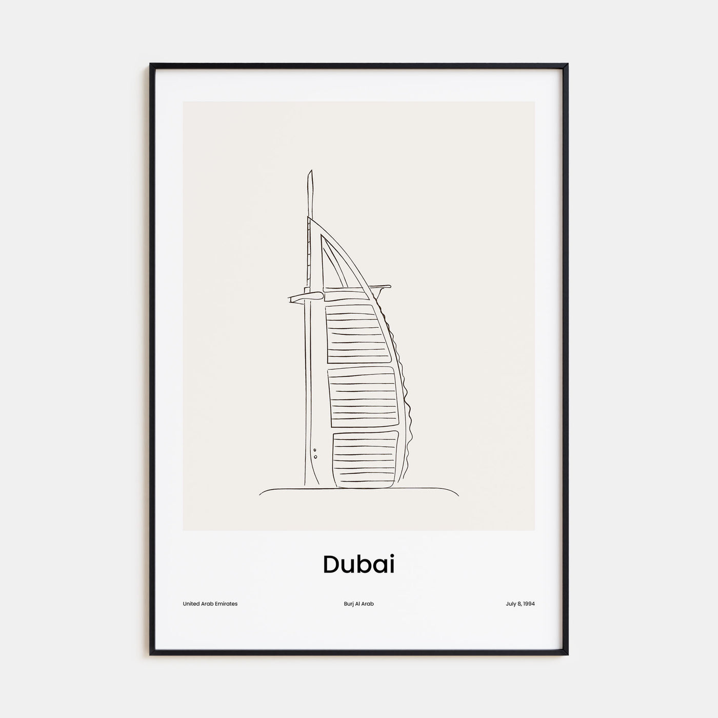 Dubai Drawn No 3 Poster