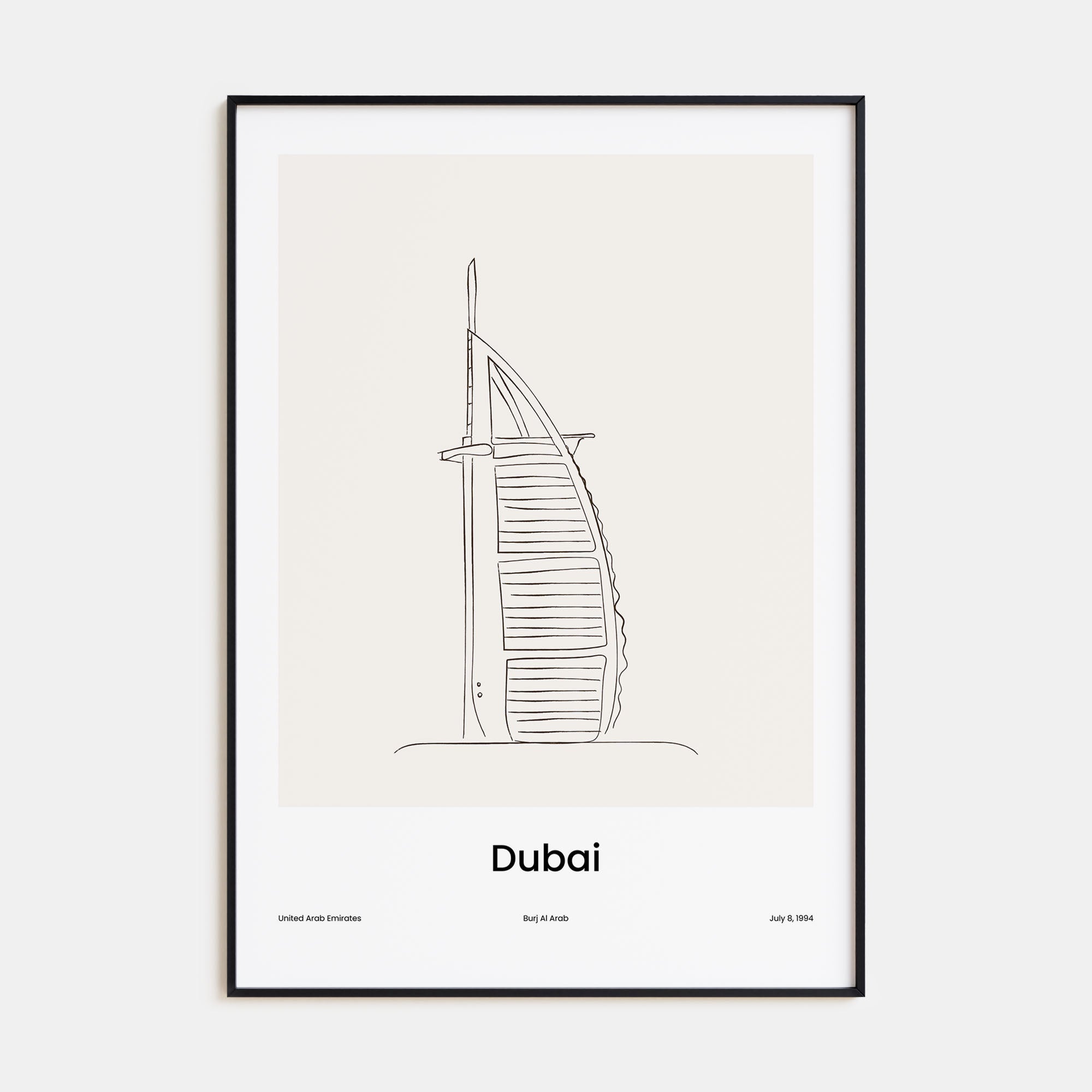 Dubai Drawn No 3 Poster