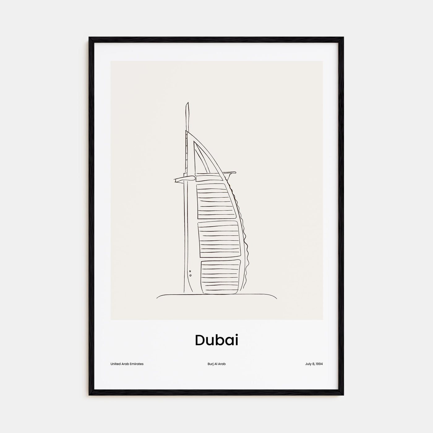 Dubai Drawn No 3 Poster