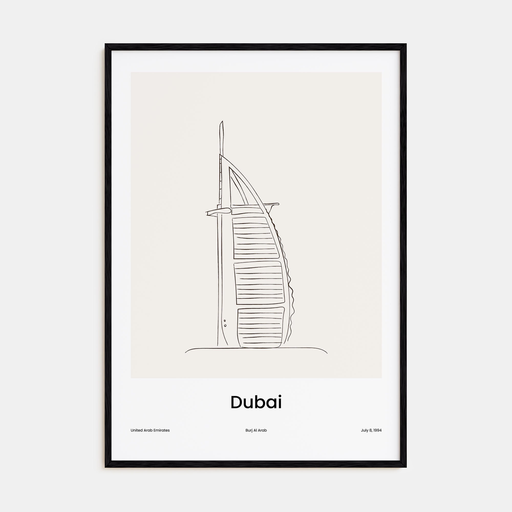 Dubai Drawn No 3 Poster