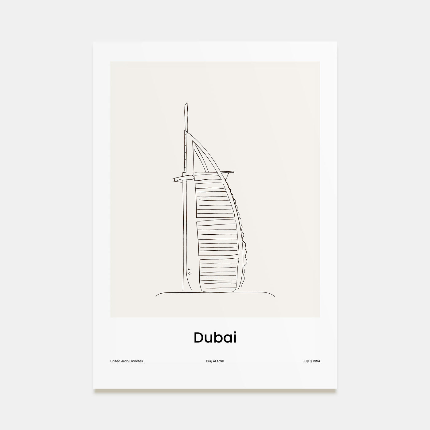 Dubai Drawn No 3 Poster
