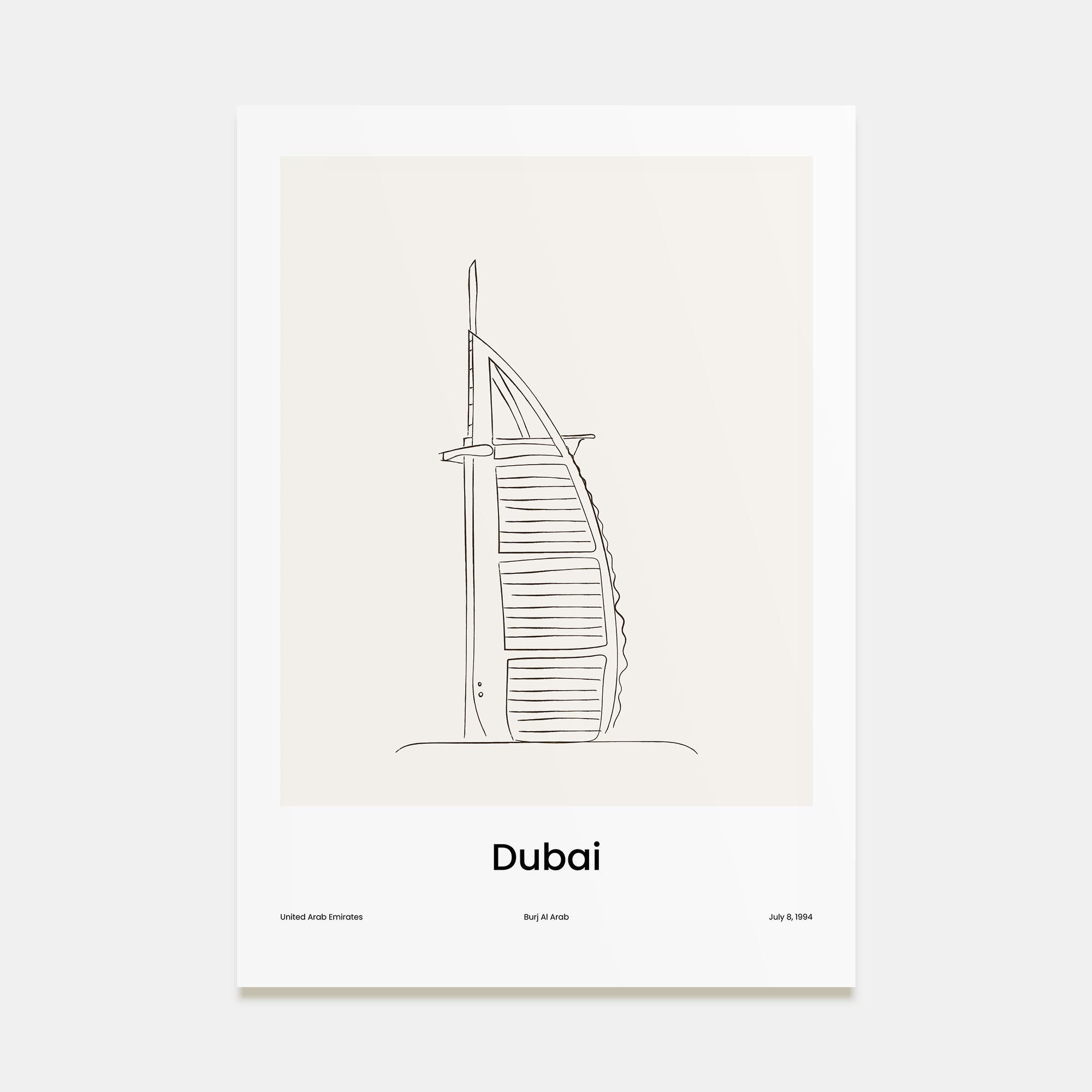 Dubai Drawn No 3 Poster