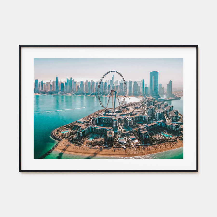 Dubai Landscape Color Poster