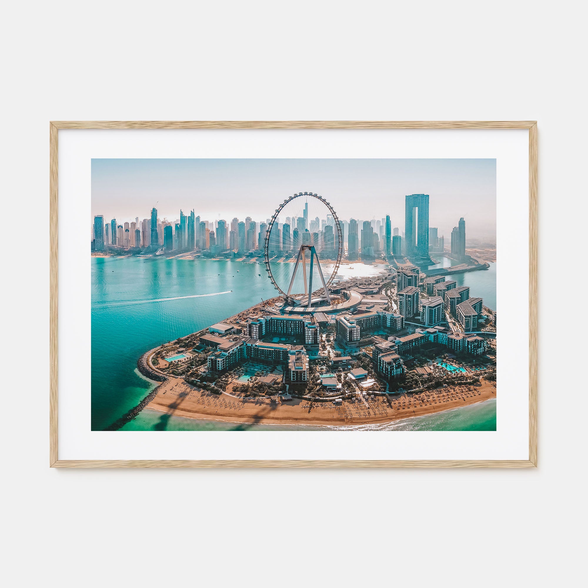 Dubai Landscape Color Poster