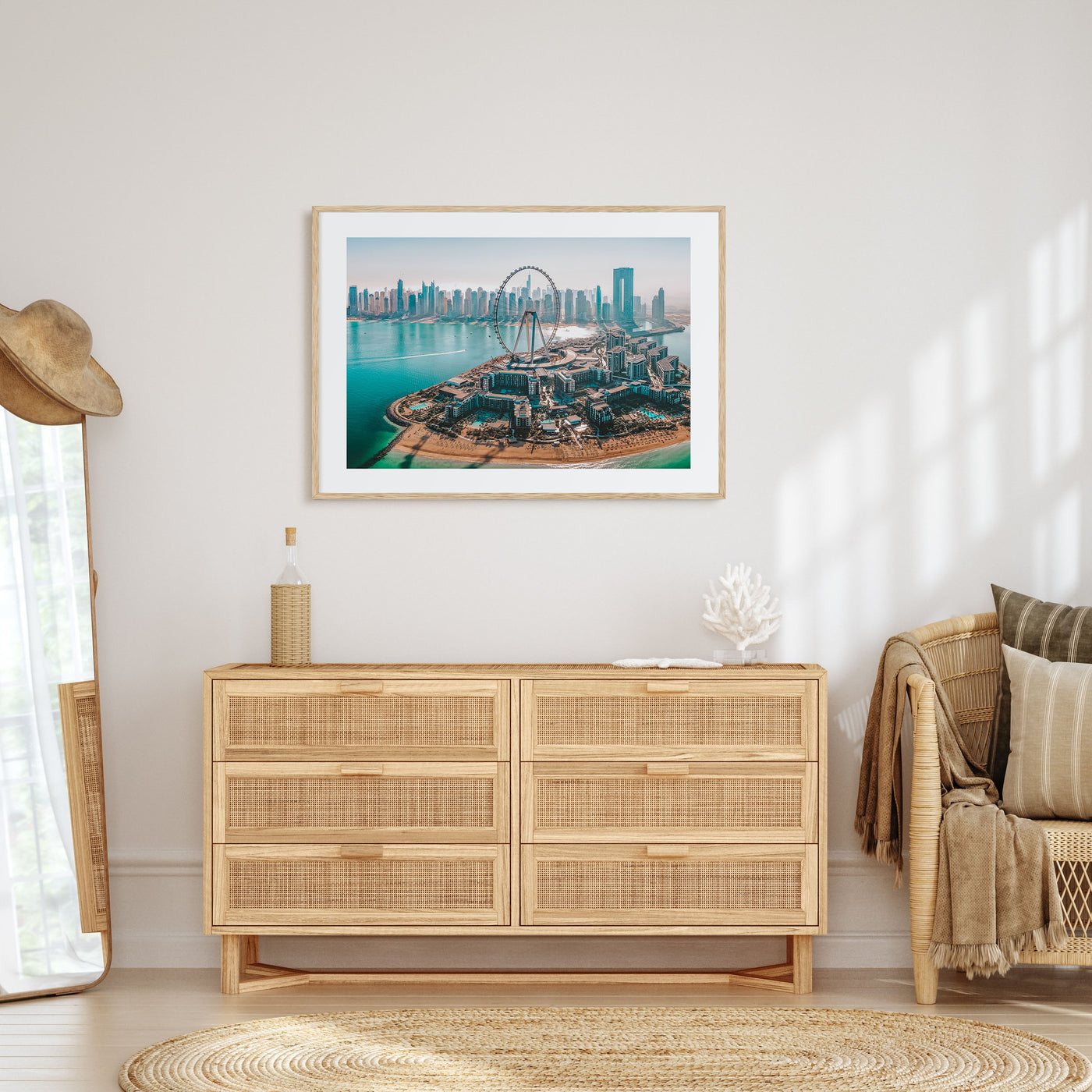 Dubai Landscape Color Poster