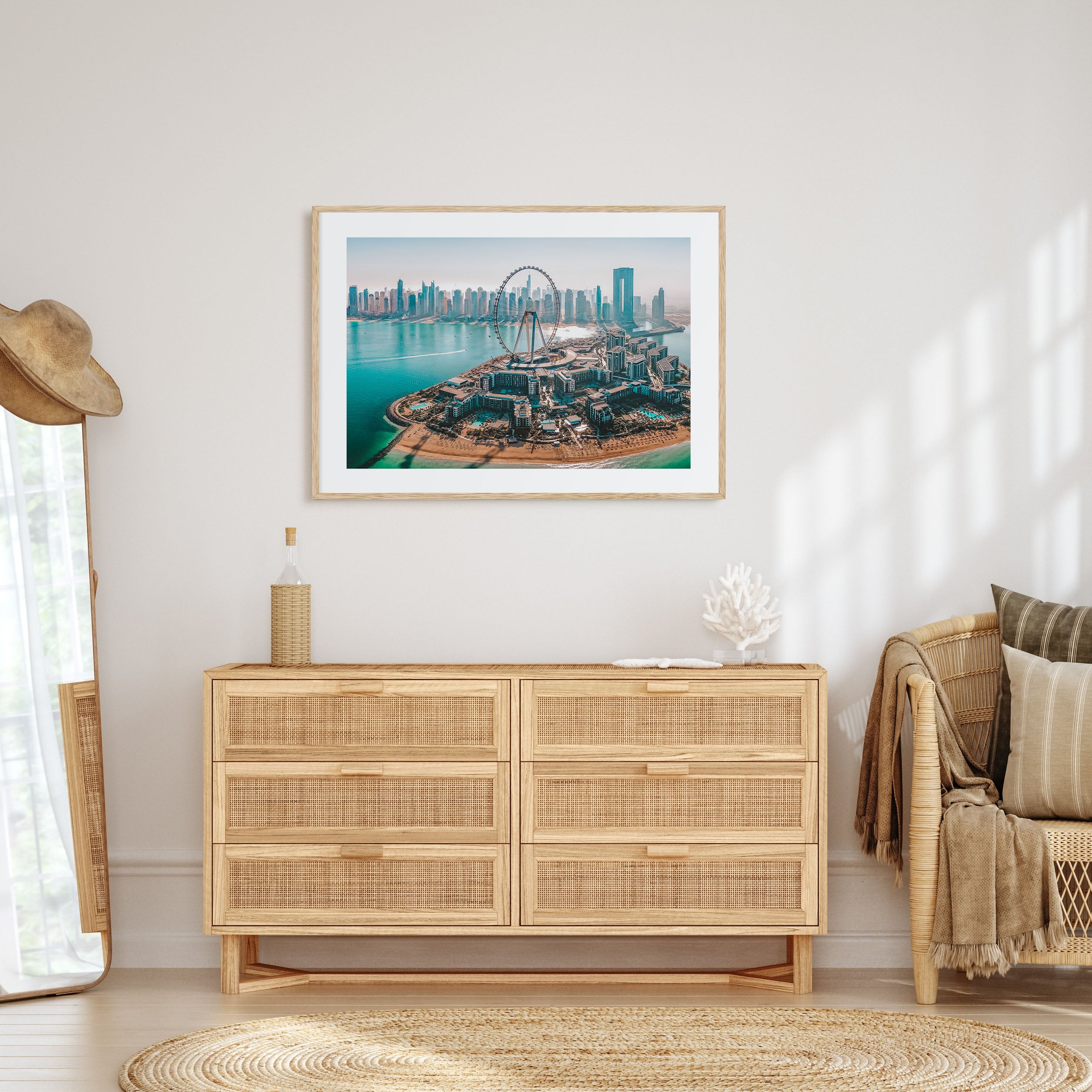 Dubai Landscape Color Poster