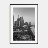Dubai Photo B&W No 1 Poster
