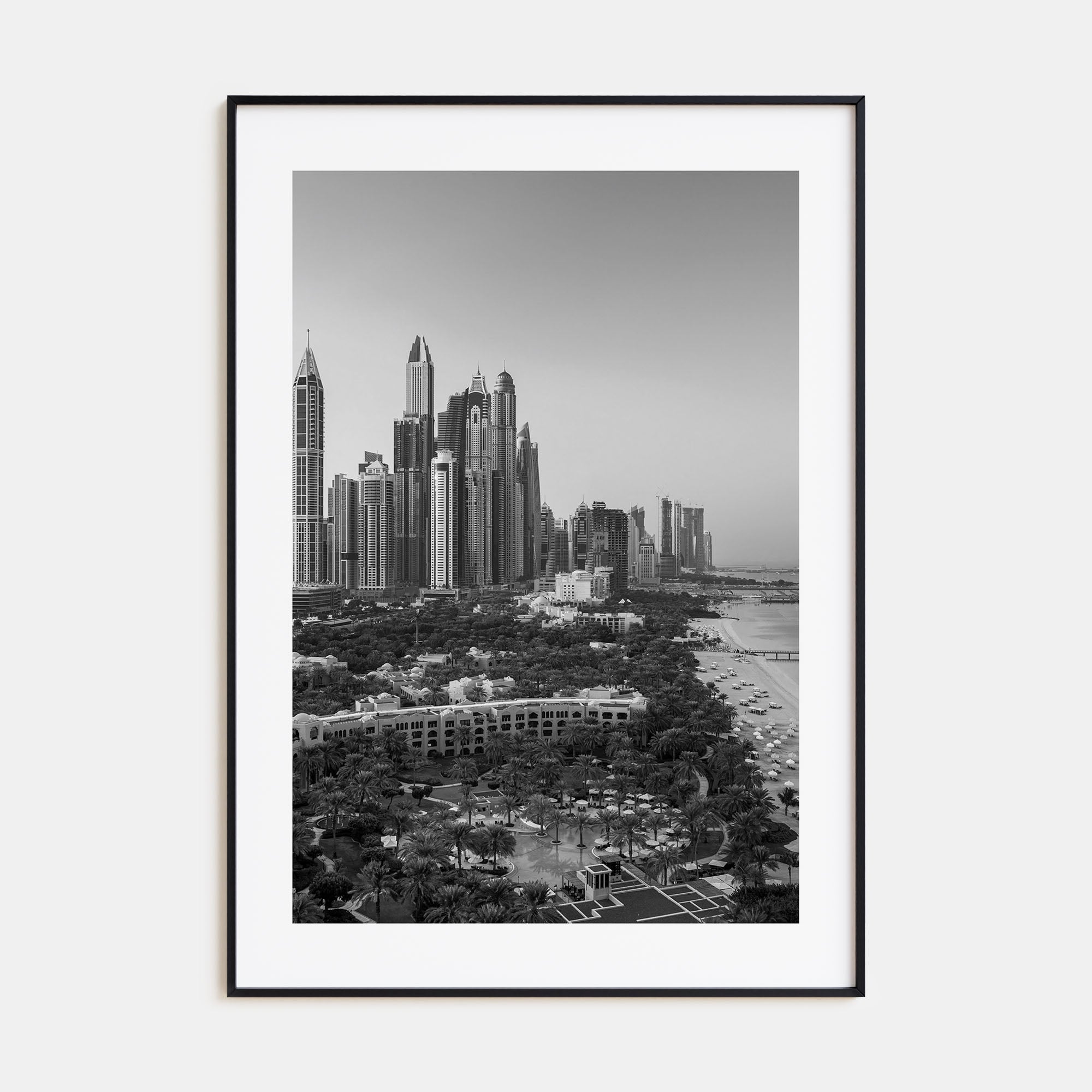 Dubai Photo B&W No 1 Poster