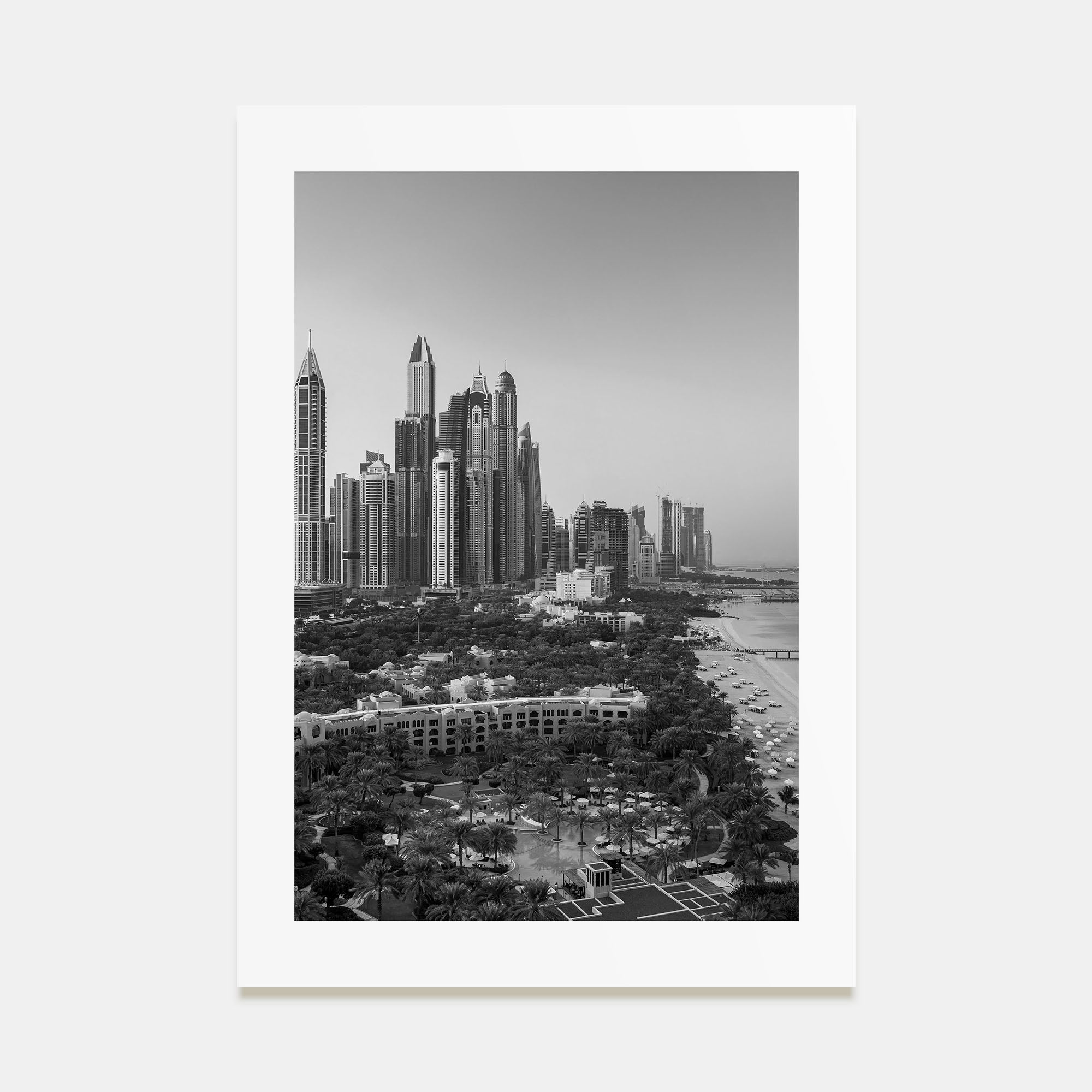Dubai Photo B&W No 1 Poster