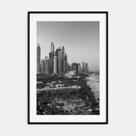 Dubai Photo B&W No 1 Poster