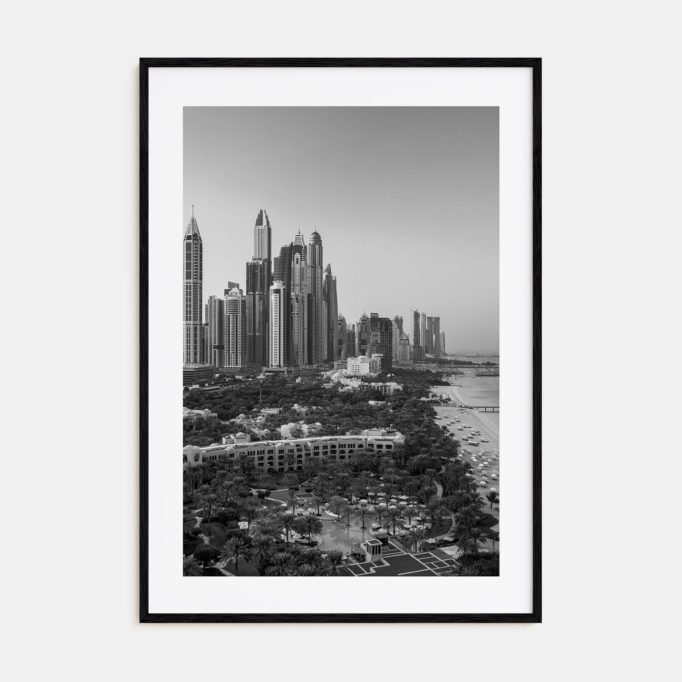 Dubai Photo B&W No 1 Poster