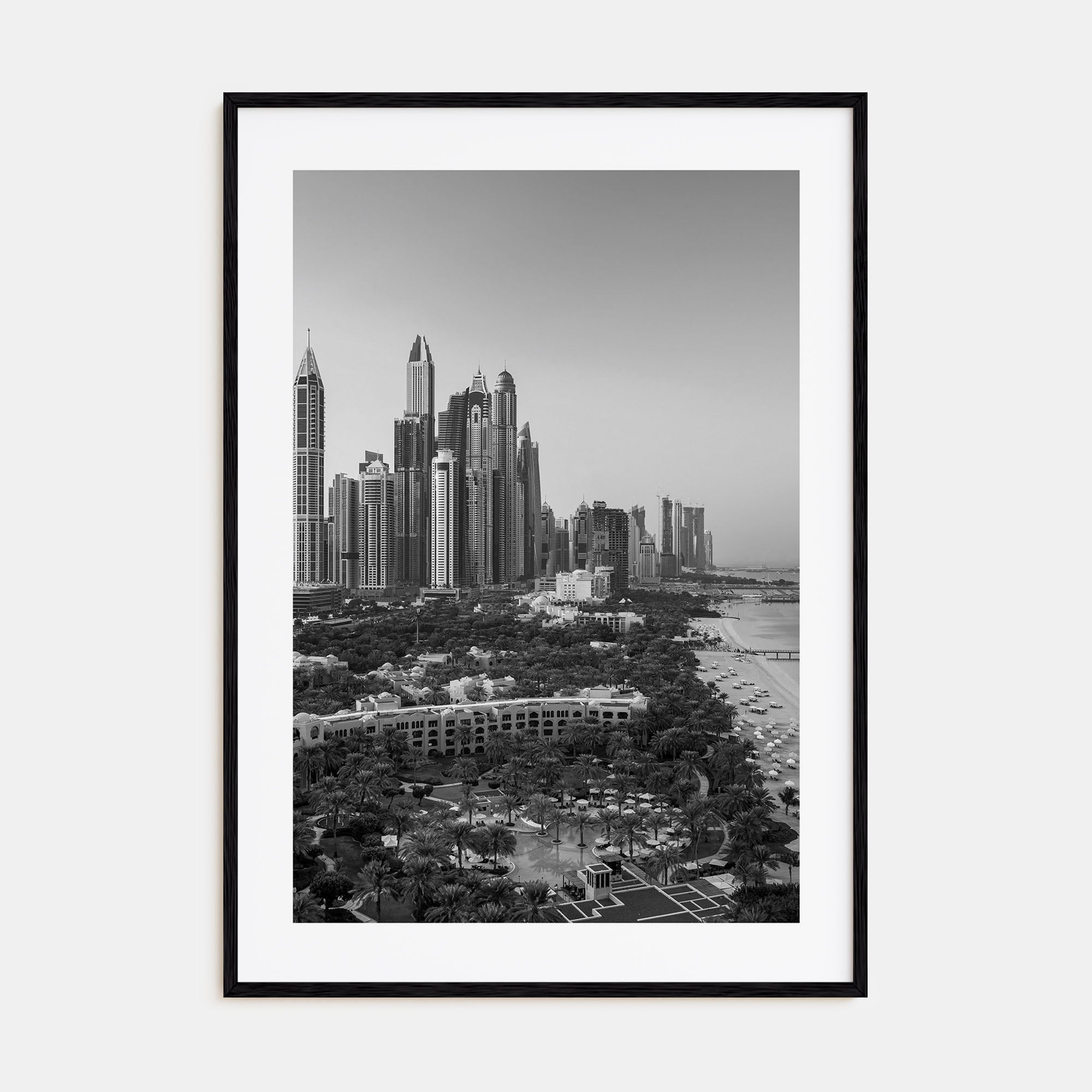 Dubai Photo B&W No 1 Poster