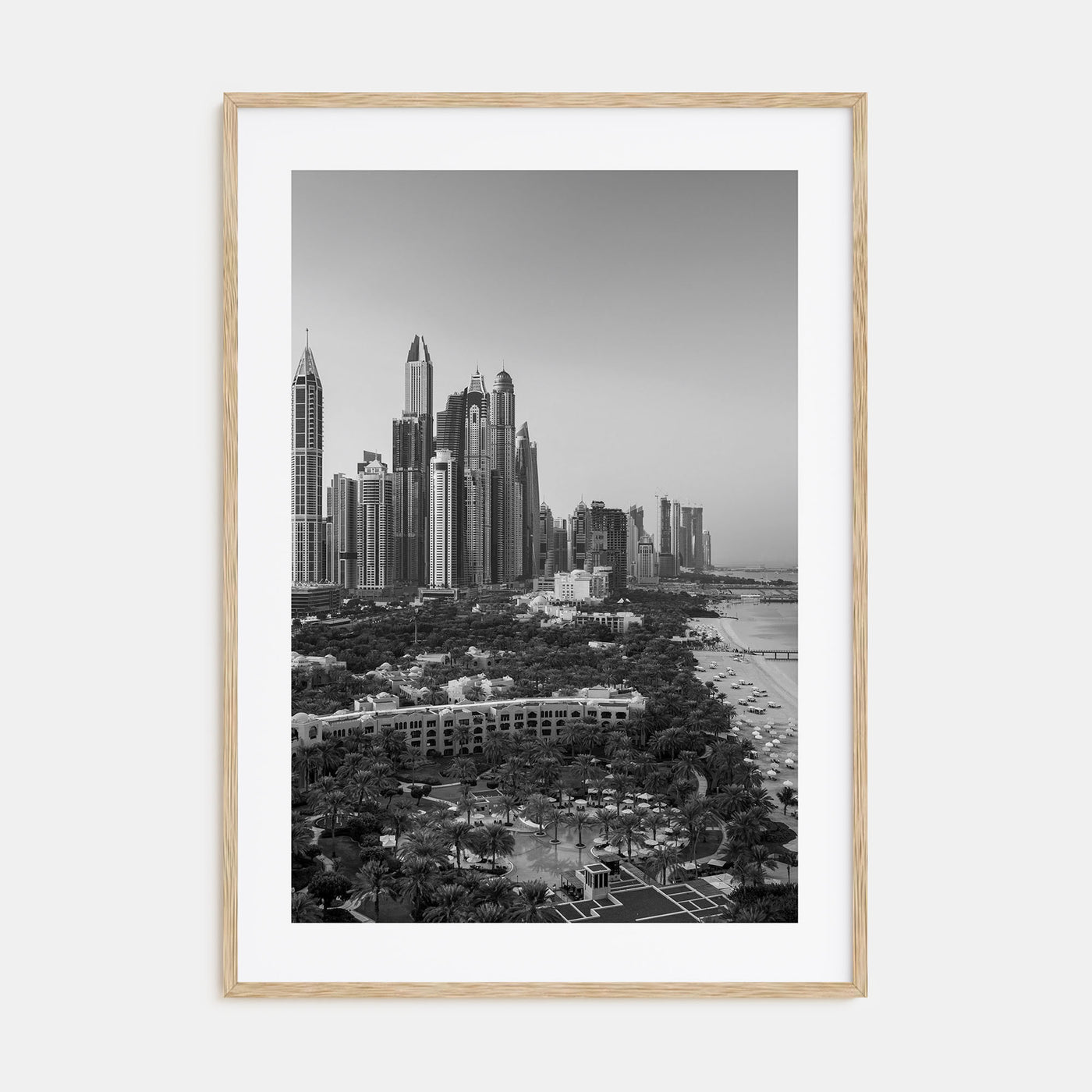 Dubai Photo B&W No 1 Poster